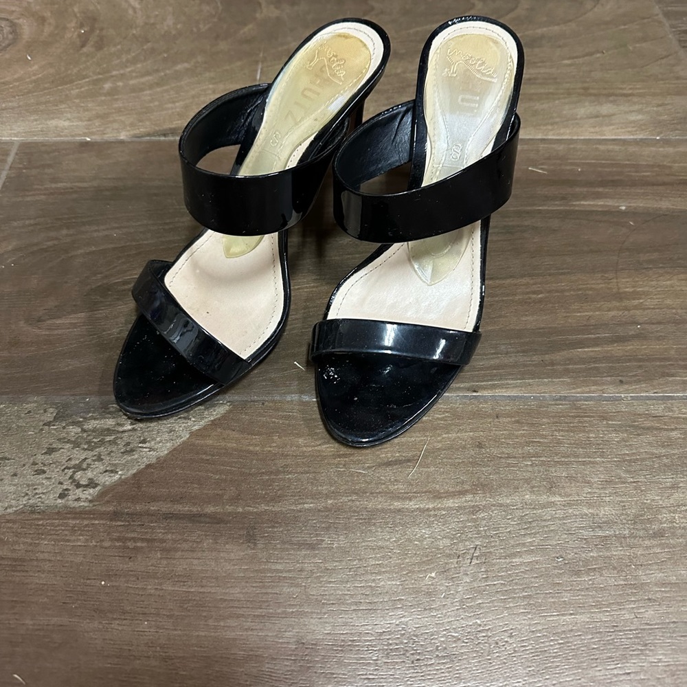 Gently used Schutz slide ons with Vivianlou inserts.